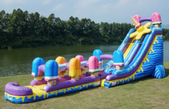 I-Scream 24 ft Jumbo Water Slide w/ Slip & Slide- New!