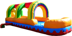 Rainbow Single Lane Slip and Slide w/ Pool