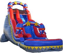 Freedom Wave 24 ft Jumbo Water Slide w/ Pool