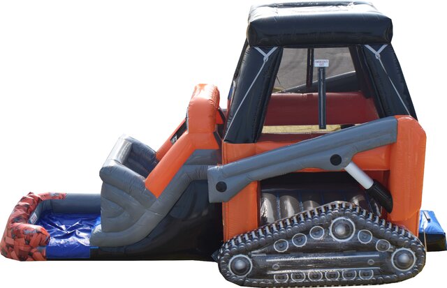 Construction Skid Loader Combo Bounce House